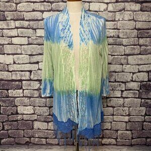 Reba No Close Cardigan Size Medium